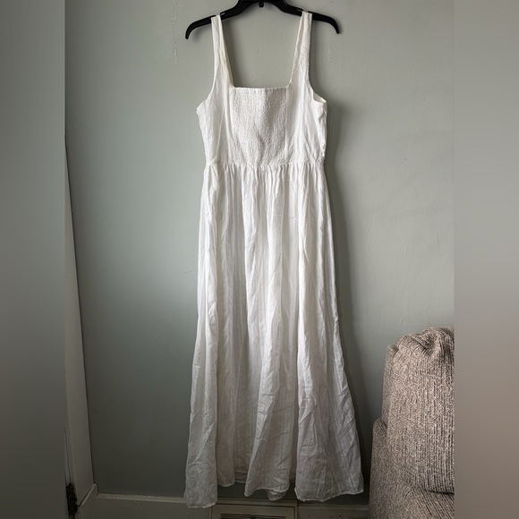NWOT Lorinda Maxi Dress White - Picture 8 of 9